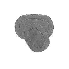 Double Ruffle 2 Piece Set Bath Rug Collection