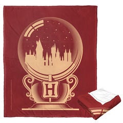 Wb Harry Potter Snowglobe Silk Touch Throw