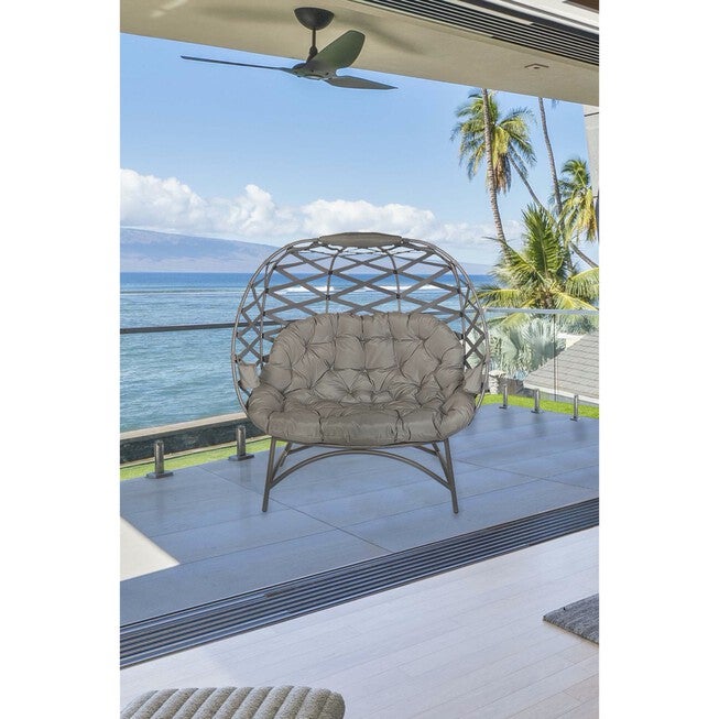 Cozy Pumpkin Chair in Crossweave Sand, , alternate image number null