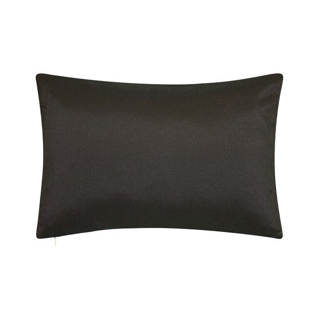 Fine Line Embroidered Floral 14x21 Indoor Outdoor Decorative Lumbar Pillow, , on-hover image number 1