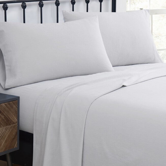 Solid Flannel Sheet Set, , alternate image number null