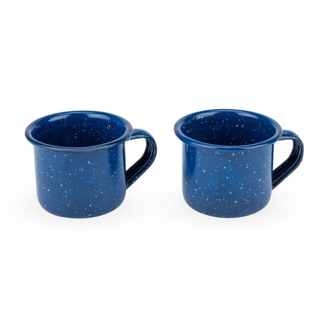 Blue Enamel Shot Glass Set, BLUE, hi-res image number null