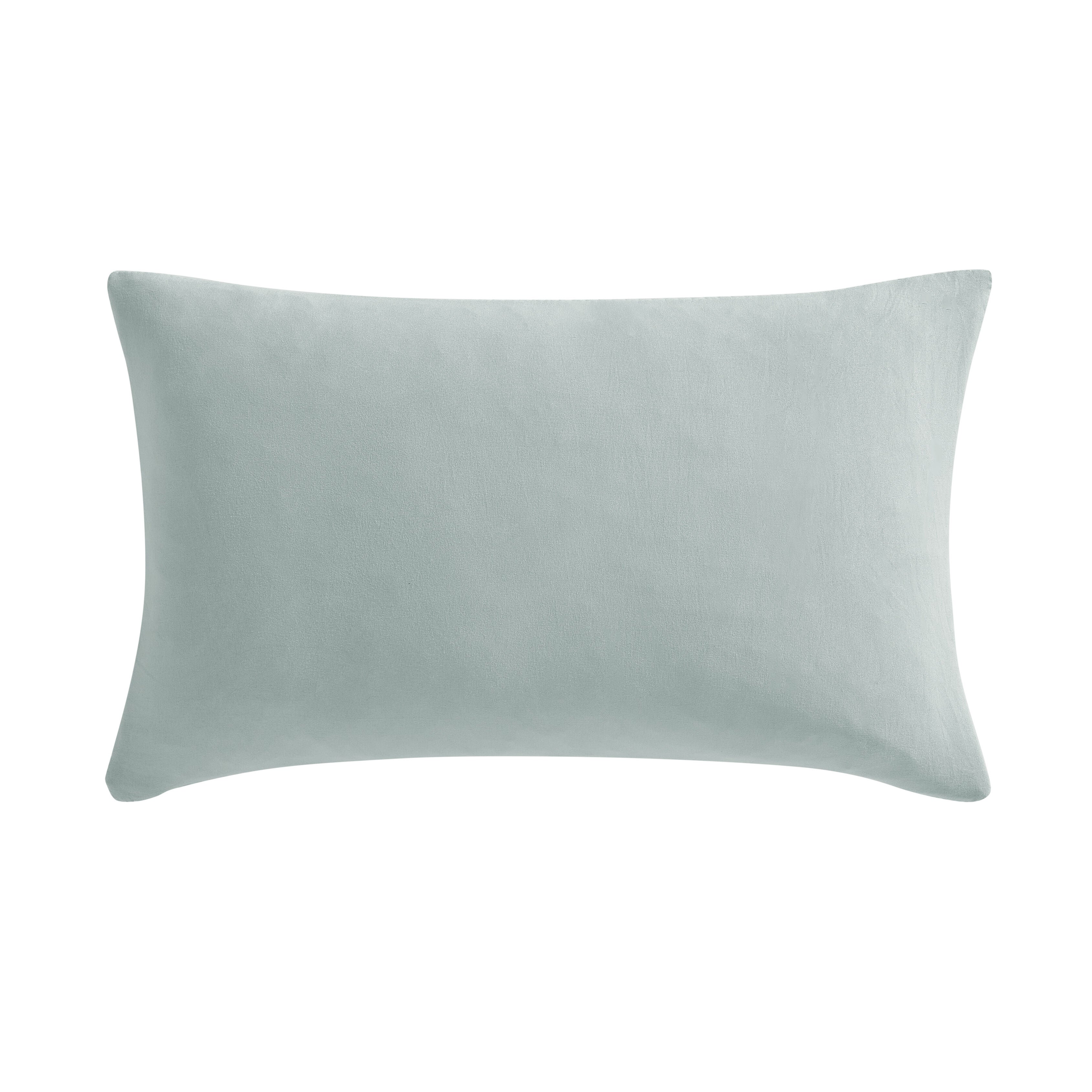 STILLWATER QUILTED BOUDOIR DECORATIVE THROW PILLOW, AQUA, on-hover image number 1
