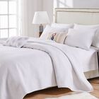 Parker White Quilt and Pillow Sham Set, , on-hover image number 1