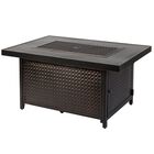 Weyland Rectangular Aluminum LPG Fire Pit, BRONZE, hi-res image number null