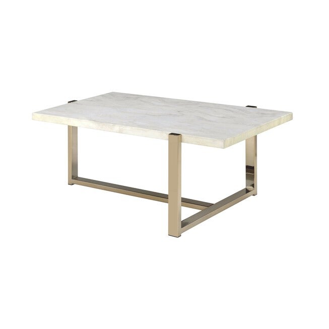 Coffee Table, FAUX MARBLE CHAMPAGNE, hi-res image number null