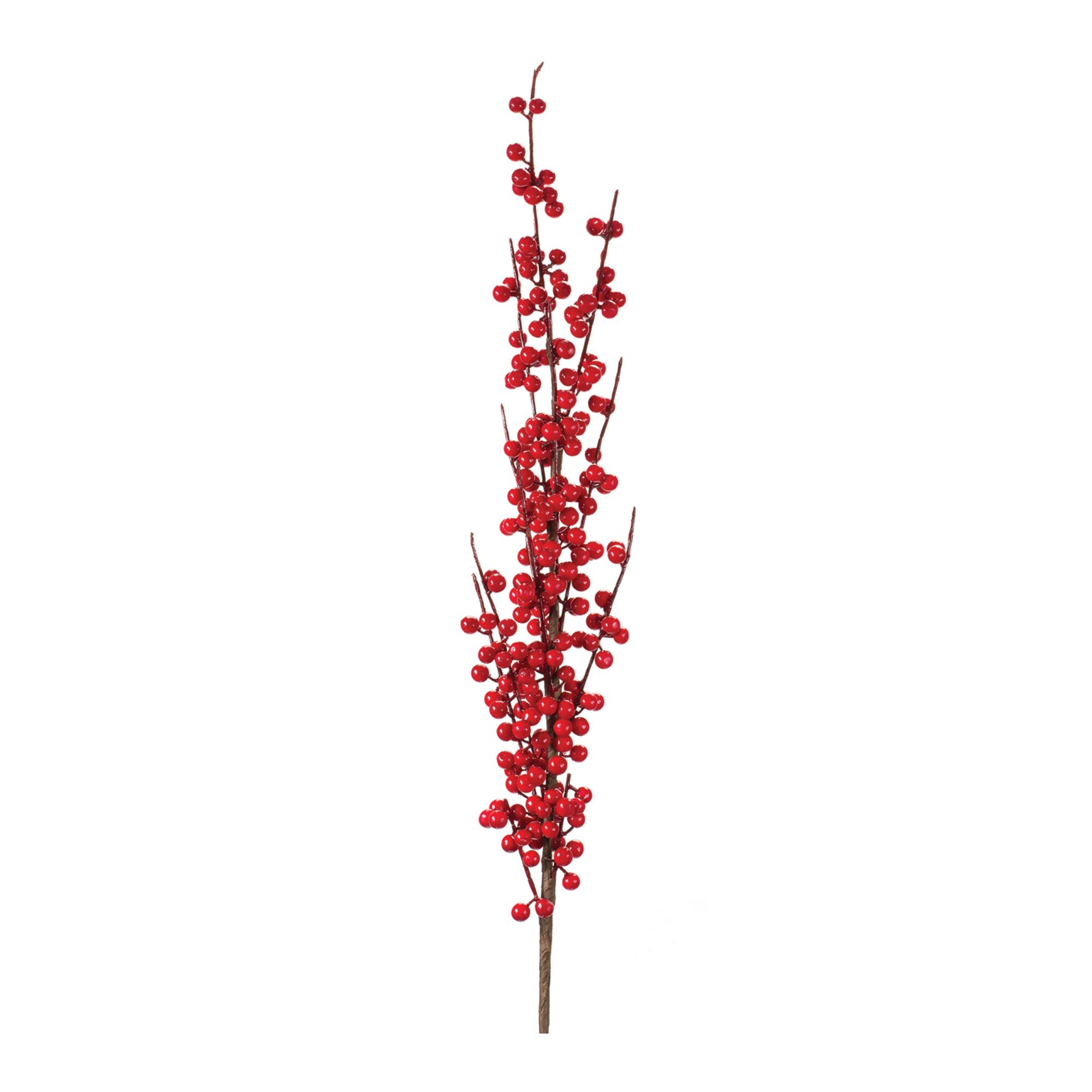 Ilex Berry Stem (Set of 2), RED, hi-res image number 0