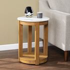 Chandlen Round End Table, WHITE, hi-res image number null