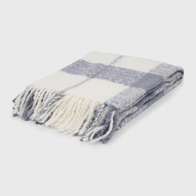 Plaid Mohair Throw, , on-hover image number null