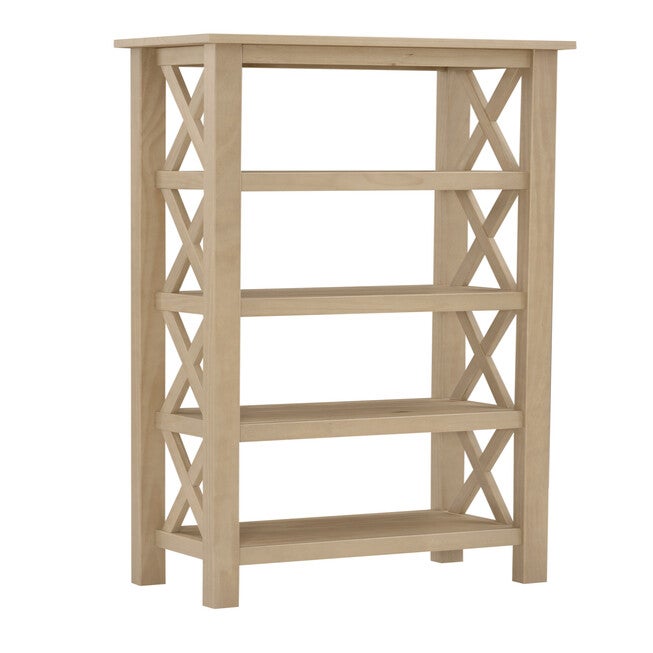Davis Bookcase Driftwood, DRIFTWOOD, hi-res image number null