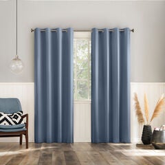 Sun Zero™ 2-Pc. Brandon Magnetic Closure Grommet Curtain Panel