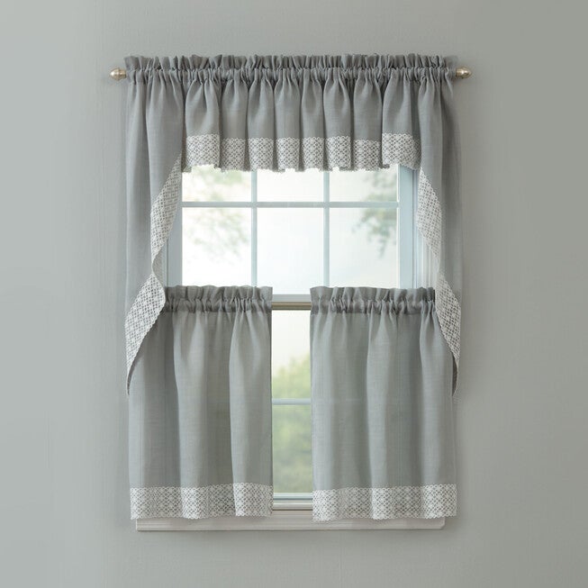 Salem Tier Curtain, GRAY, hi-res image number null