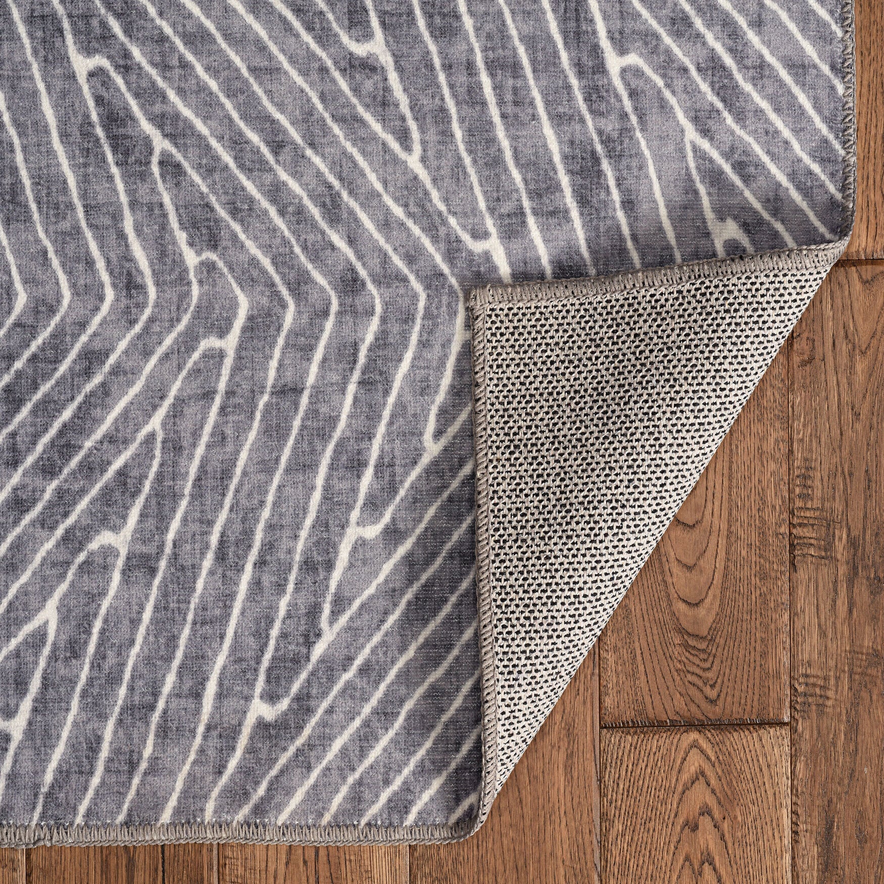 Washable Fuller Grey/Ivory Rug, , on-hover image number 1