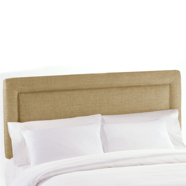 Linen Fabric Full Headboard, SANDSTONE LINEN, hi-res image number null