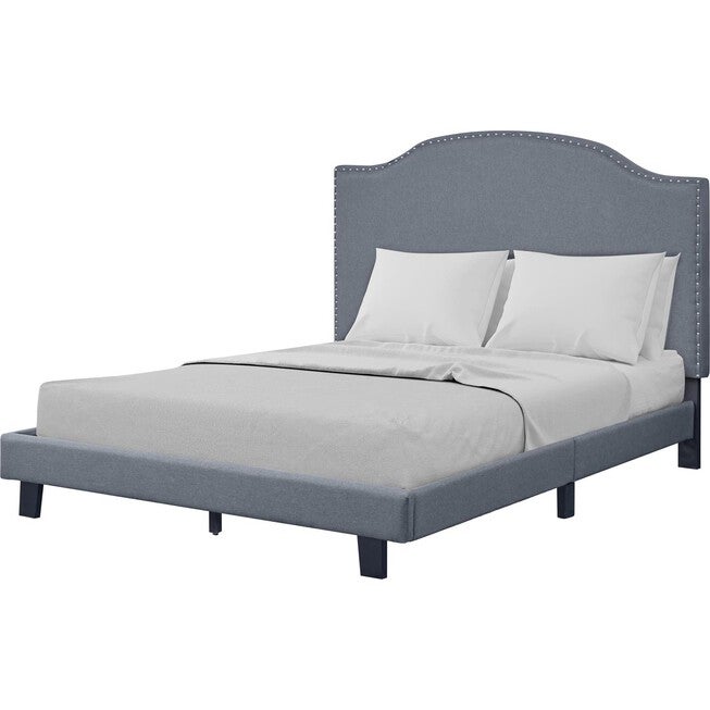 Madison Platform Bed, Gray, Queen, , on-hover image number 1