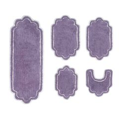 Allure 5 Piece Set Bath Rug Collection