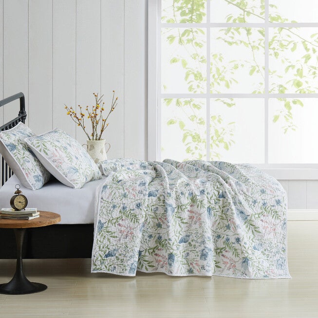 Cottage Classics Field Floral 2 Piece Quilt Set, , alternate image number 2