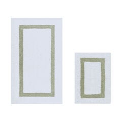 Hotel Collection 100% Cotton 2 Piece (17" X 24" | 24" X 40") Bath Rug Set