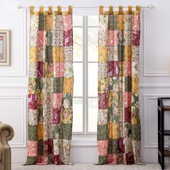Antique Chic 100% Cotton Window Curtain Panels, Set of 2, 84"