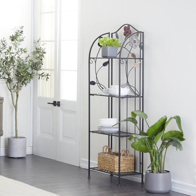 Black Iron Traditional Baker'S Rack, , alternate image number 8