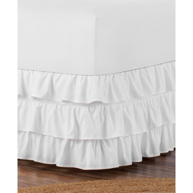 Belles & Whistles 3-Tiered Ruffle 15 inches Drop Bed Skirt, , alternate image number 2
