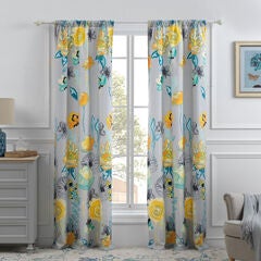 Watercolor Dream Window Curtain Panels, Set of 2