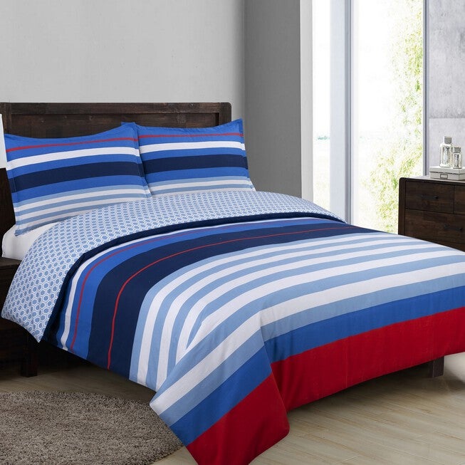 Harbor Stripe Comforter Set, , alternate image number null