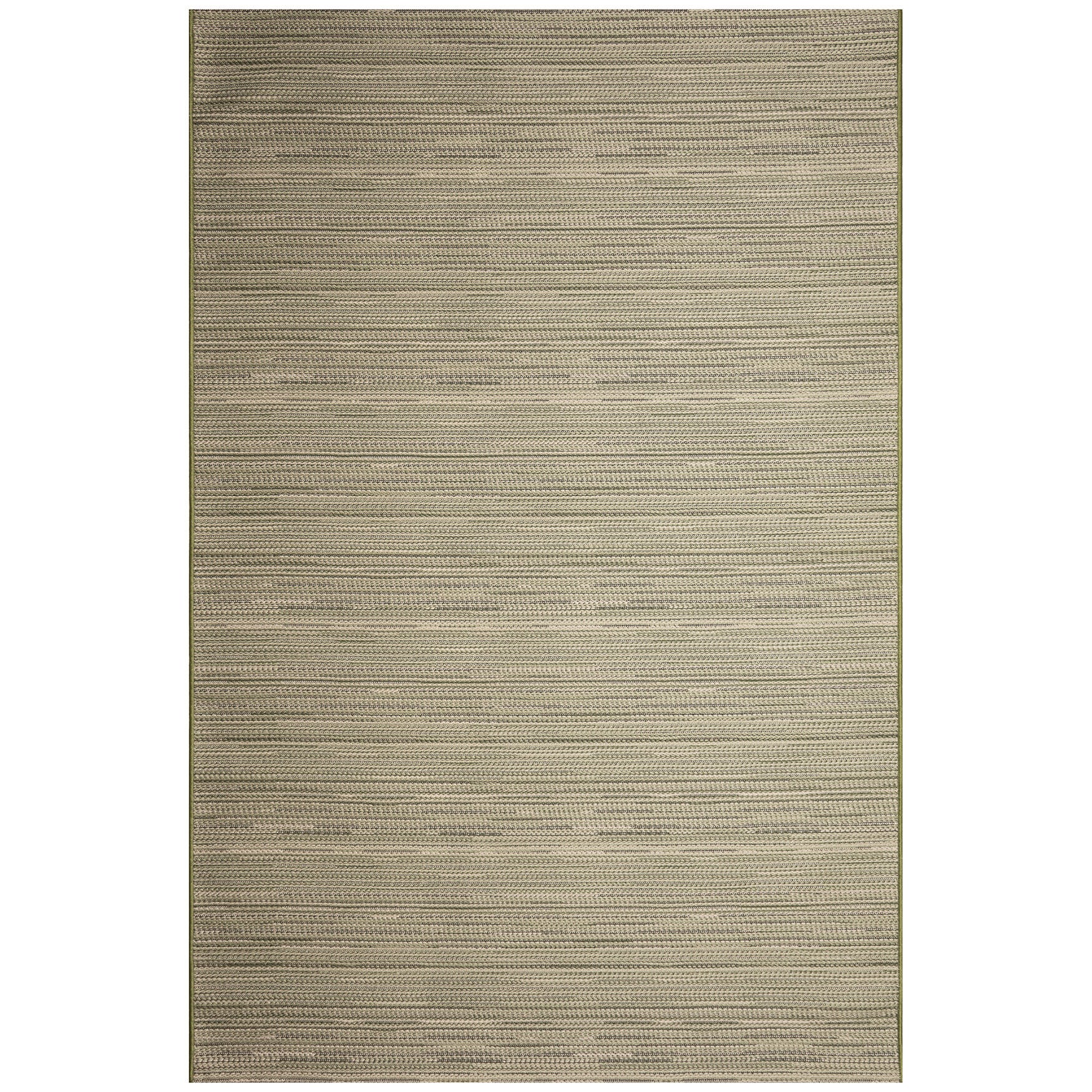 Liora Manne Miranda Tweed Stripe Indoor/Outdoor Area Rug Aqua 2' x 2 feet 10 inches, GREEN, hi-res image number 0