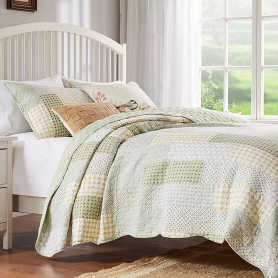 Juniper Quilt Set , SAGE, hi-res image number null