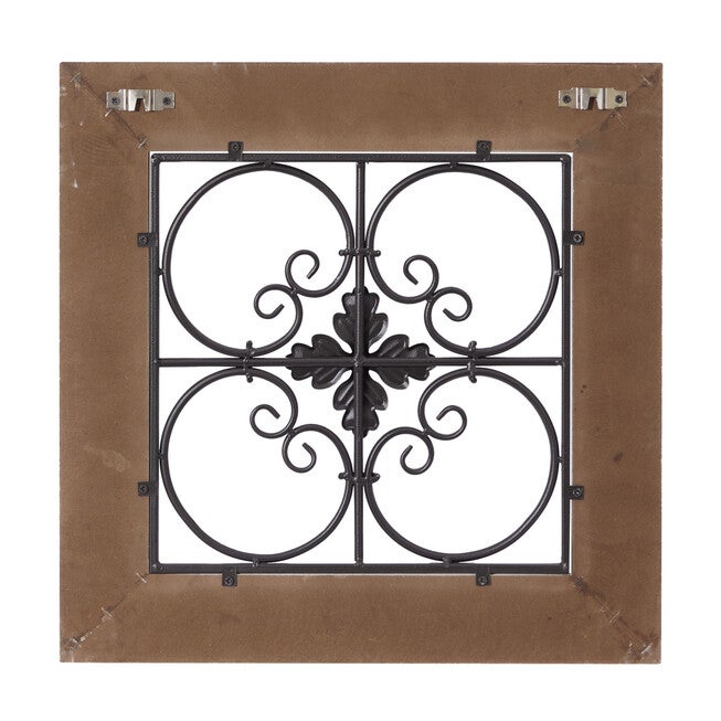 Set Of 4 Black Wood Farmhouse Wall Décor, , on-hover image number null