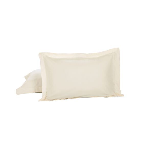 Today's Home Microfiber Tailored 2-Pack Standard Pillow Shams, IVORY, hi-res image number null