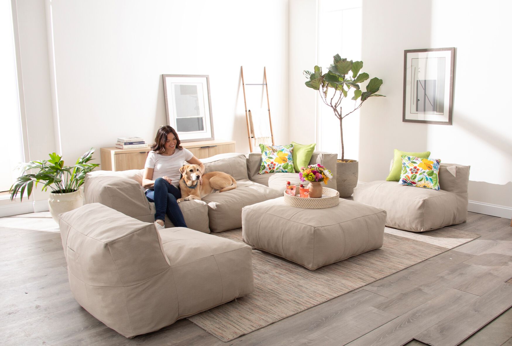 Indoor/Outdoor Santorini Modular Coffee Table, , alternate image number 8