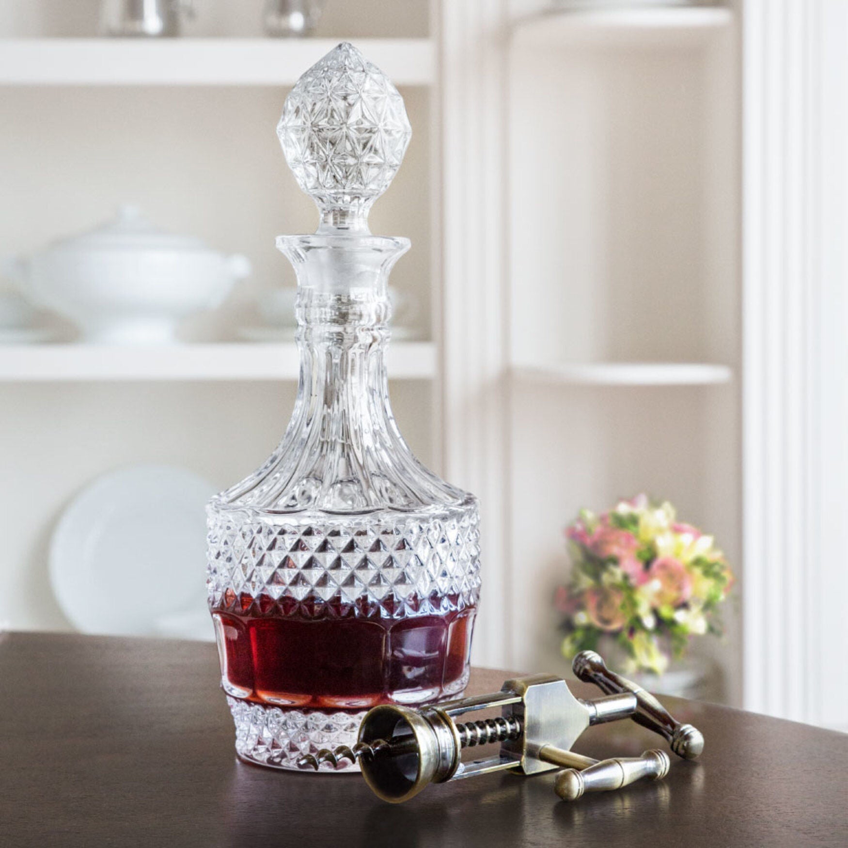 Crystal Vintage Decanter, , alternate image number 2