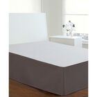 Luxury Hotel Classic Tailored 14" Drop Grey Bed Skirt, , on-hover image number 1