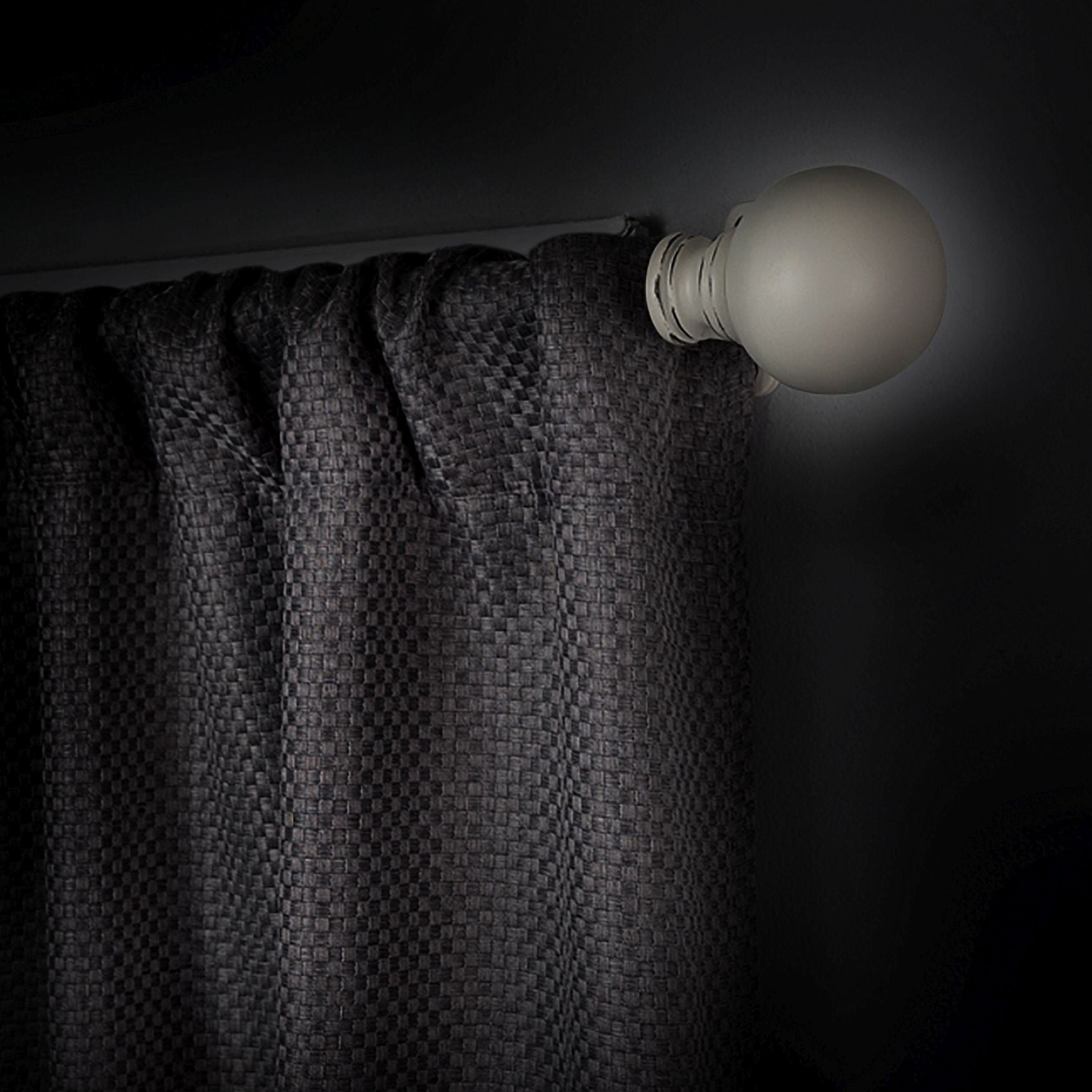 Innovative Decorative Room Darkening Wrap Around Rod & Finial 48-86, , alternate image number 19
