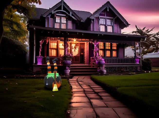 6' Witches Brew Inflatable, , alternate image number 2