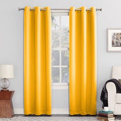Gold Room Darkening Curtains