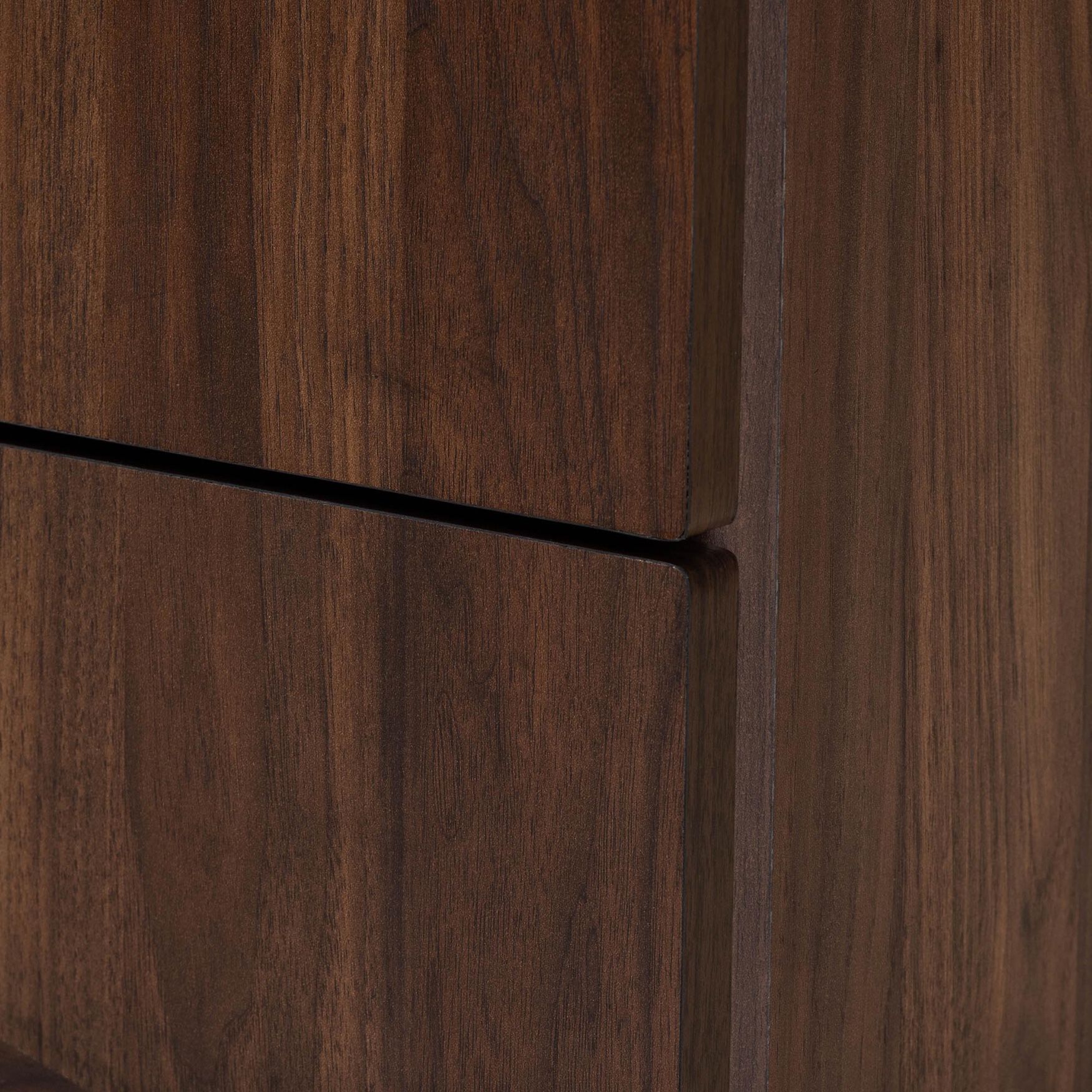 Graceland Mid-Century Modern Transitional Walnut Brown Finished Wood 2-Drawer Nightstand, , alternate image number 4