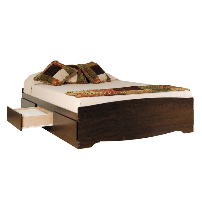 Prepac Fremont Espresso Double Platform Storage Bed (6-drawers), ESPRESSO, hi-res image number 0