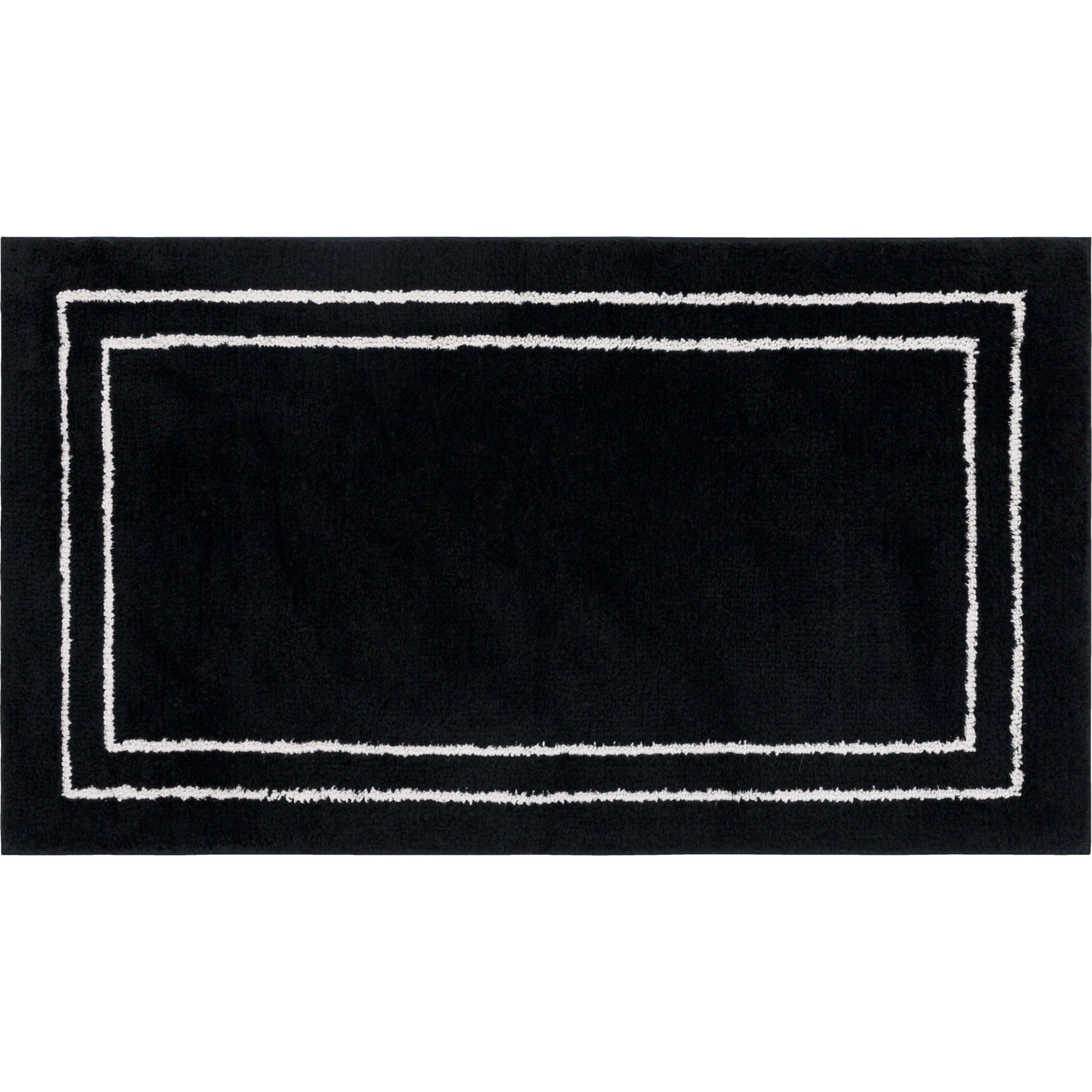 Corona Bath Rug, BLACK WHITE, hi-res image number 0