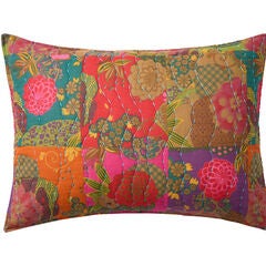 Floral Quilted Sham