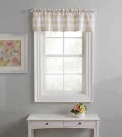 Gingham Plaid Valance