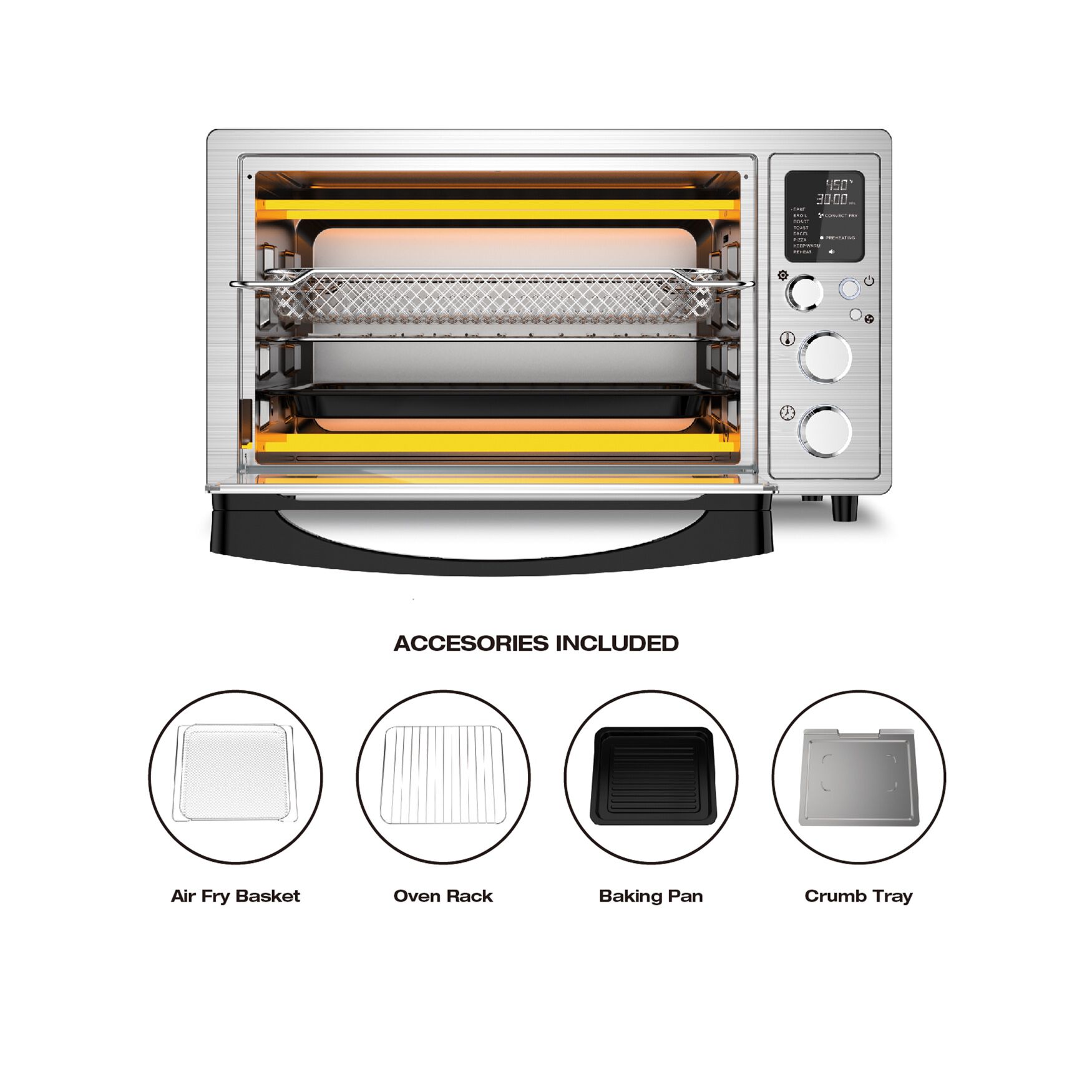 Salton&reg; Air Fryer/Convection Toaster Oven, , alternate image number 5