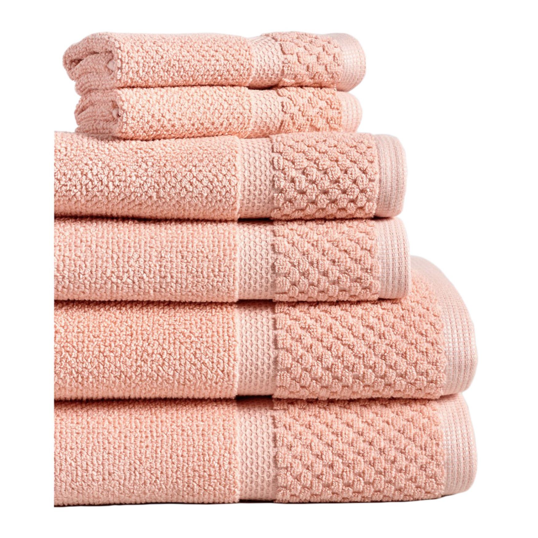 Diplomat 6-Pc. Towel Set, CORAL, hi-res image number 0