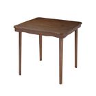 Scalloped Edge Wood Folding Card Table, FRUITWOOD, hi-res image number null