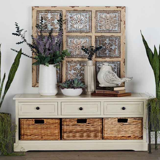 White Traditional Wood Storage Unit, 20 x 42, , alternate image number null
