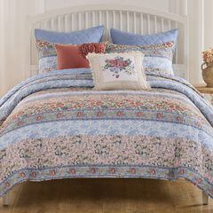 Kressida Garden Floral Collage Reversible Quilt Set