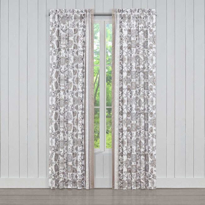 Chelsea Grey 84 Inch Window Panel Pair | Roaman's