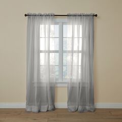 BH Studio Sheer Voile Rod-Pocket Panels -Set of 2