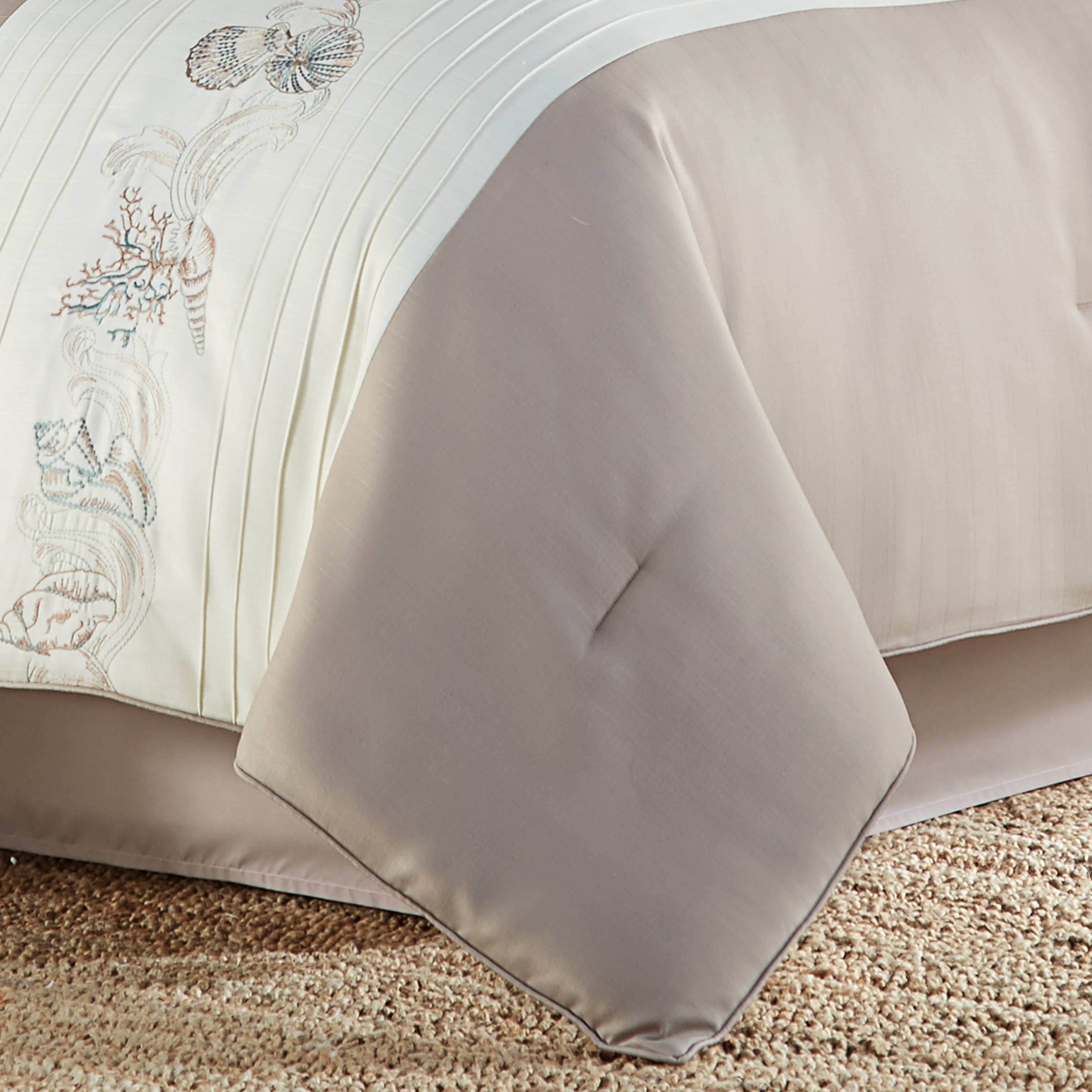 Water&#39;S Edge Natural 4 Piece Comforter Set, NATURAL, alternate image number 1